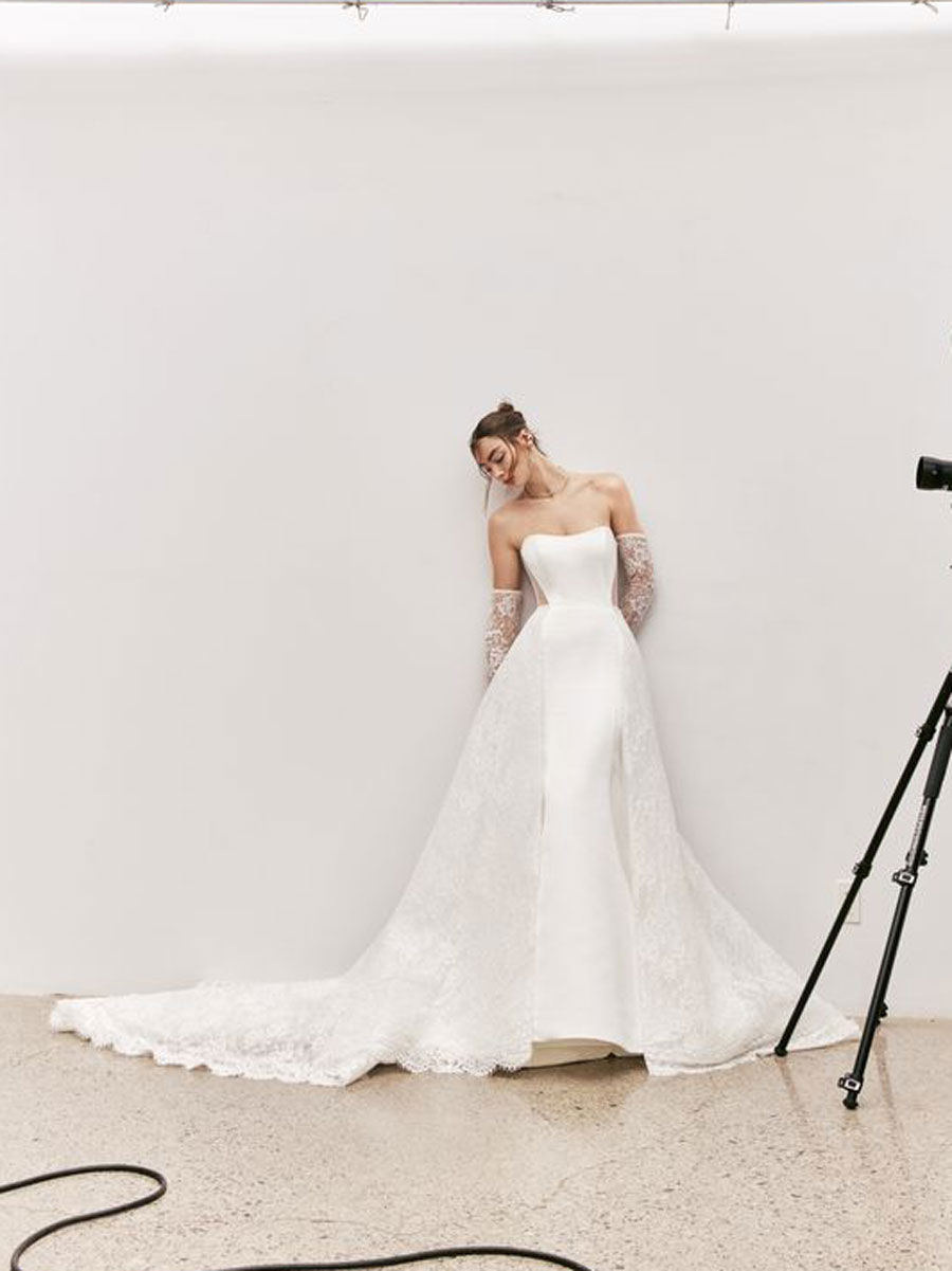 Love Couture Bridal Wedding Dresses Love Couture Bridal Wedding Dresses Bride wearing a sophisticated lace Wedding Dresses.