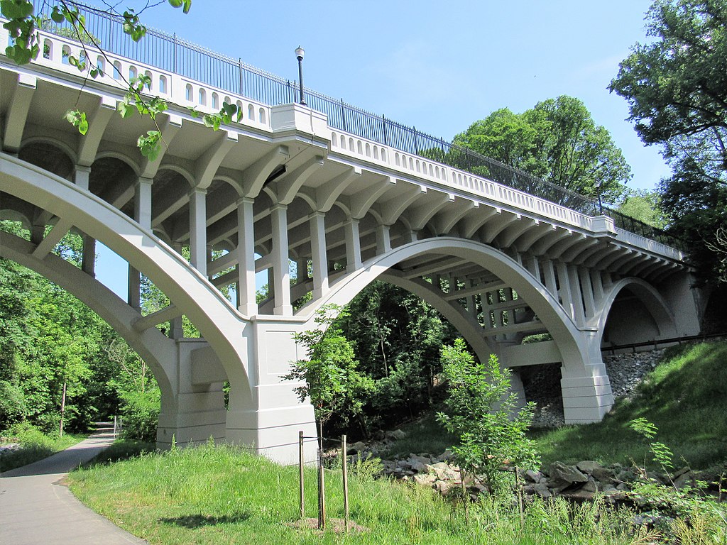 Carroll Avenue Bridge over Sligo Creek in Takoma Park, Maryland