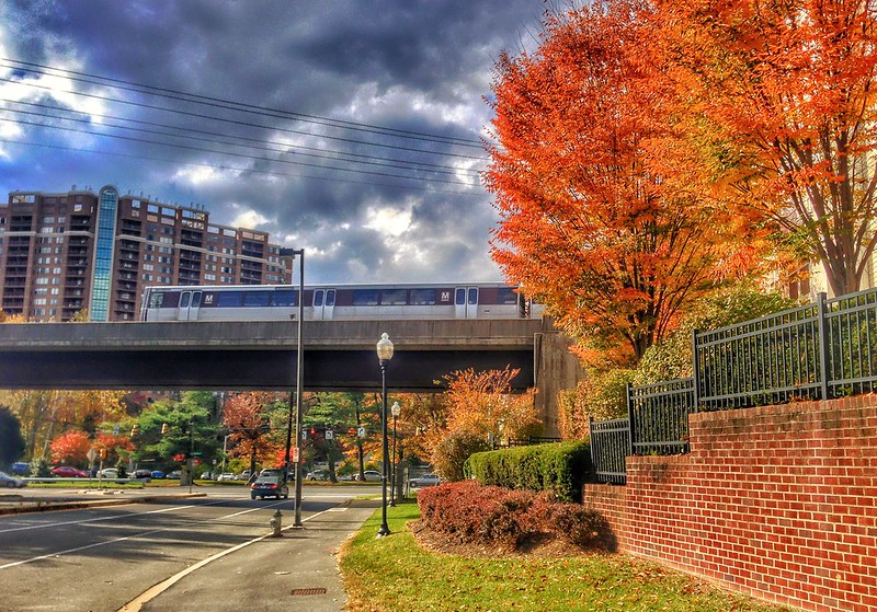 Red Line Metro in North Bethesda, Maryland