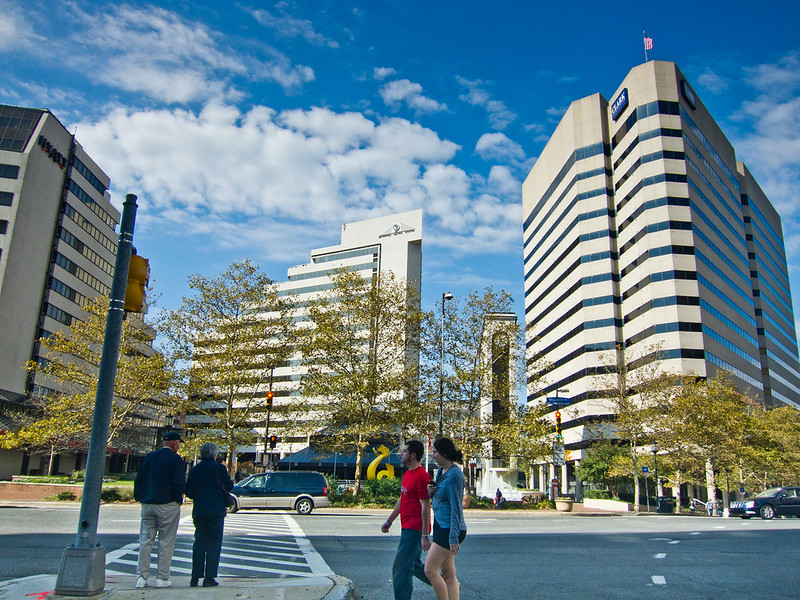 urban outdoor view in Bethesda, Maryland