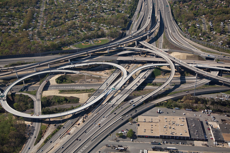 Aerial view of Arlington, Virginia