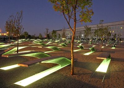 Pentagon Memorial in Arlington