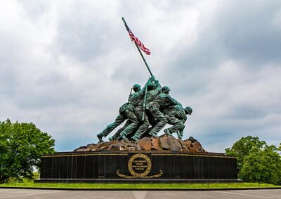 US Marine Corps War Memorial in Arlington