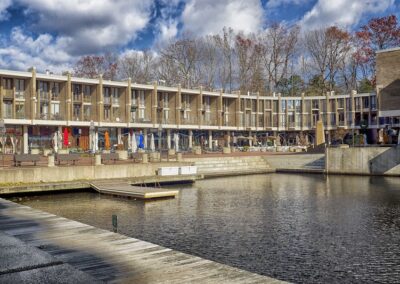 Lake Anne Plaza-Main Parking lot in Reston